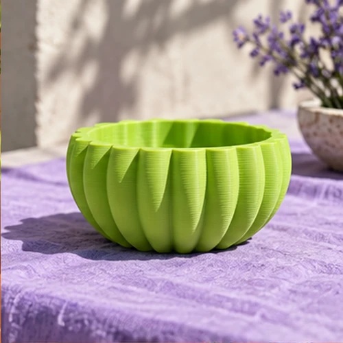 Petite coupe verte imprimée en 3D
